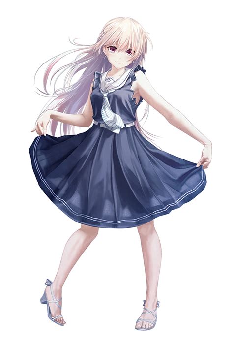 Kurono Mitsuki Berkut Girly Air Force Girly Air Force Silver Hair 1girl Bare Arms Blue