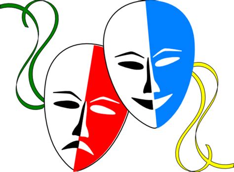 Drama Mask Templates Clipart Best