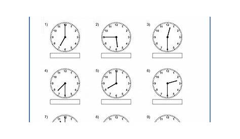 grade 2 telling time worksheets reading a clock quarter hours k5