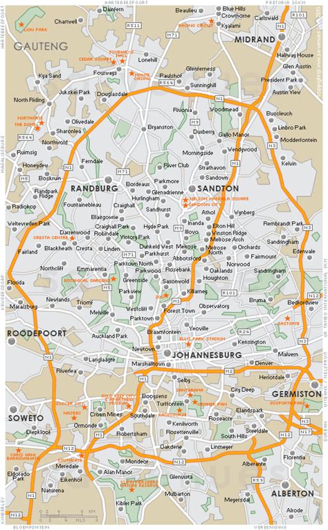 Johannesburg Map Directions Get Map Update