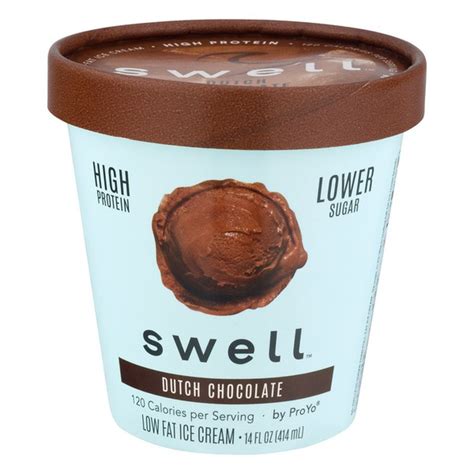 Swell Swell Low Fat Ice Cream Dutch Chocolate 14 Fl Oz From Safeway