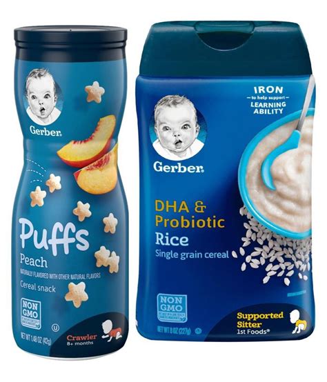 Gerber Rice Infant Cereal For 6 Months 269 Gm Pack Of 2 Buy