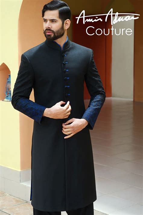 Explore a wide collection of men's clothing styles, for weddings, parties & other occasions. Amir Adnan Men Ceremony Kurtas Waist Coat Collection 2018 ...