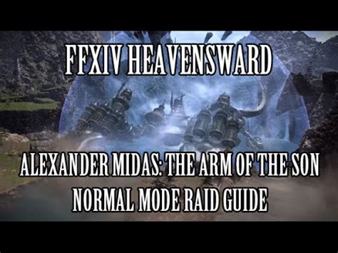 There are a few differences in the format for both sites, but the information should be the same. FFXIV Heavensward: Alexander Midas Floor 3 - The Arm of the Son (Normal) Guide - YouTube