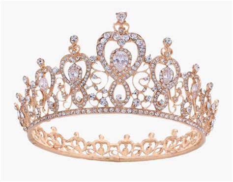 Gold And Diamonds Crown Png Clipart Gold Princess Crown Png Free My