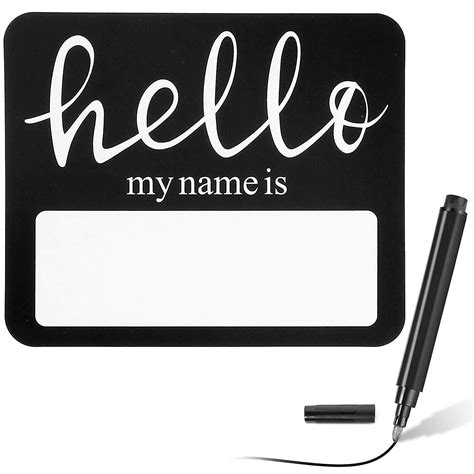 120 Pieces Hello Name Tag My Name Is Sticker Fruugo No