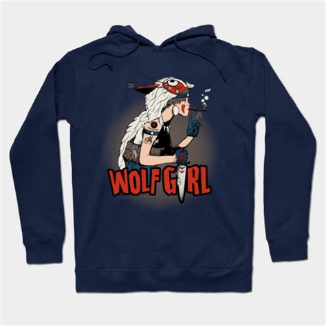 Wolf Girl Geek Hoodie Teepublic