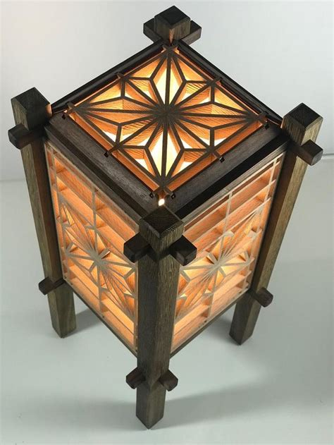 Kumiko Andon Lamp Lantern Lightning Accessory Etsy Lamp Lanterns