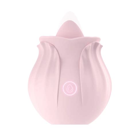 Pink Rose Toy Deluxe For Sex Licking Vibrator