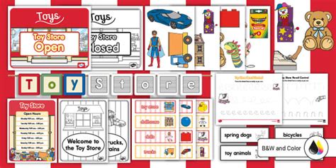 Toy Store Dramatic Play Pack Lenseignant A Fait Twinkl
