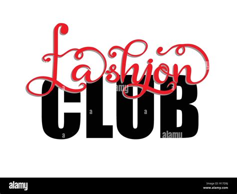 Cute Fashion Club Typography Slogan For T Shirt Banner Logo Poster