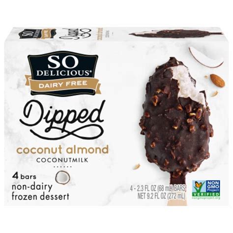 So Delicious Dipped Dairy Free Coconut Almond With Coconut Milk Base