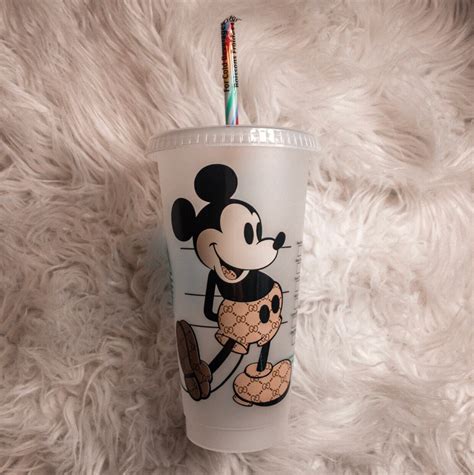 Designer Mickey Mouse Starbucks Cup Etsy