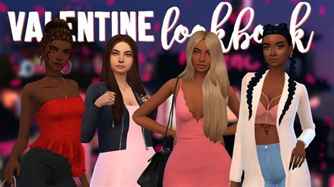 Valentines Day Lookbook 💕 Cc List The Sims 4 Custom Content Cas