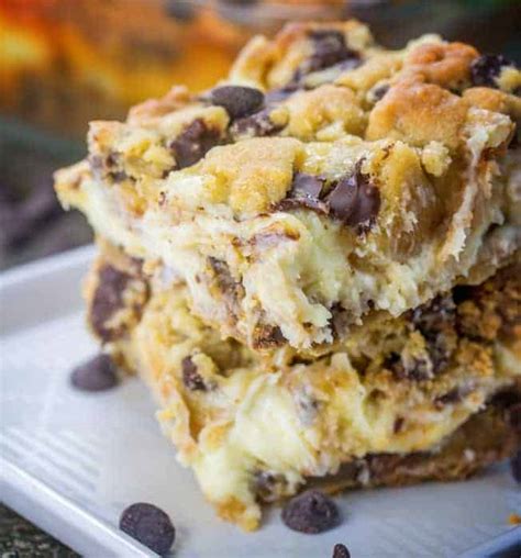 Chocolate Chip Cheesecake Bars Video I Am Baker