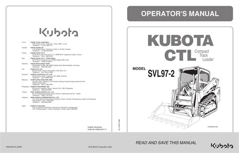 Kubota Svl97 2 Operators Manual Pdf Download Manualslib