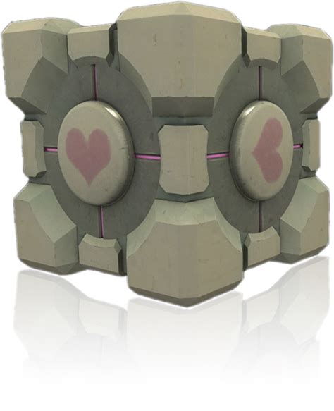 Weighted Companion Cube Half Life Wiki Neoseeker