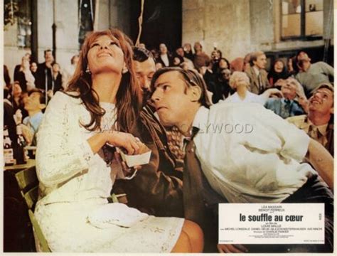 1971 LEA MASSARI LE SOUFFLE AU HEART LOBBY CARD 2 COMING OF AGE LOUIS