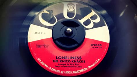 The Knick Knacks Loneliness 1959 Youtube