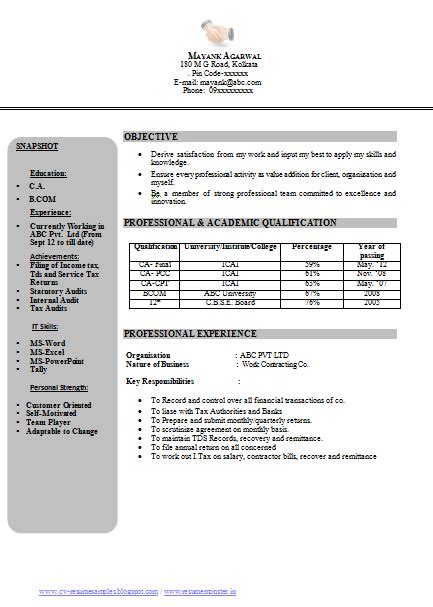 Over 10000 Cv And Resume Samples With Free Download Free Resume Sample