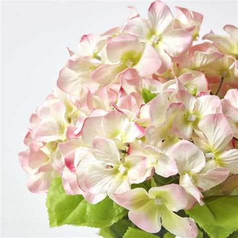 artificial hydrangea plant silk fake flowers large home office wedding