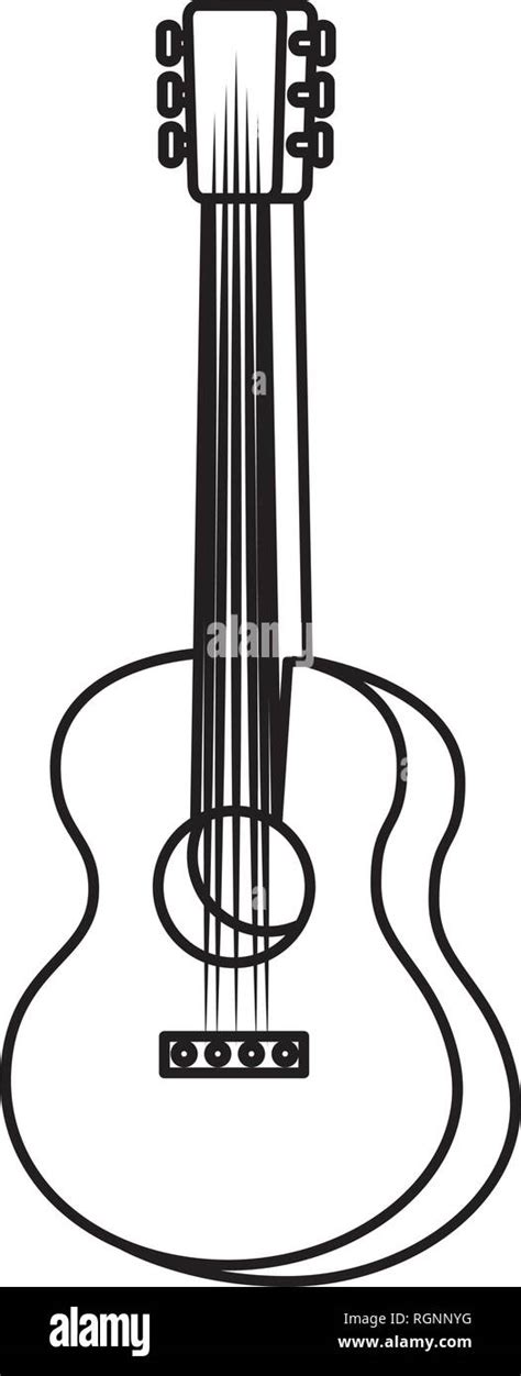 Guitar Instrument Music Icon Stock Vector Image And Art Alamy