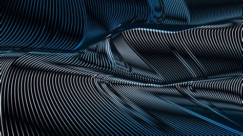 Blue And Black Lines 4k 5k Hd Abstract Wallpapers Hd Wallpapers Id