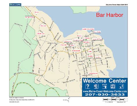Bar Harbor Maine Us Map Bar Harbor Me • Mappery