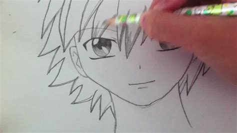 Drawing A Basic Manga Boy Youtube