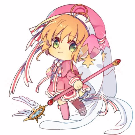 Killua Gon Kinomoto Sakura Cardcaptor Sakura Tagme 1girl Chibi