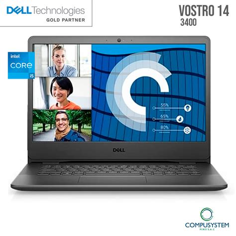 Laptop Dell Vostro 14 3400 Intel Core I5 1135g7 14 Hd 4gb Ram 1tb