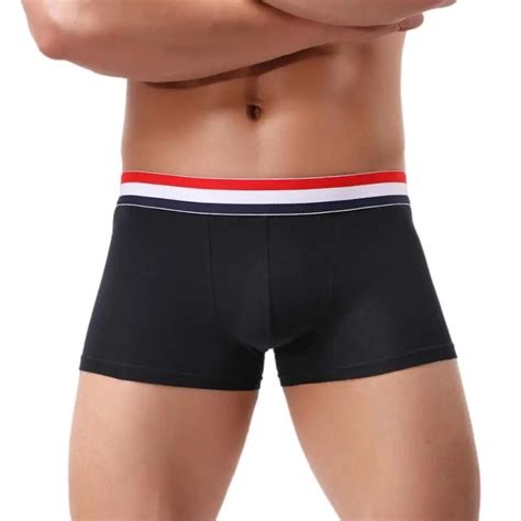 Feitong Mens Sexy Underwear Gay Shorts Men Underpants Soft Mesh Men
