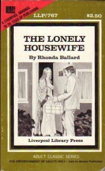 Llp0767 The Lonely Housewife Rhonda Ballard Liverpool Library Press