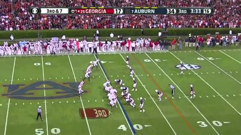 Auburn Defense Vs Georgia Offense 2013 Youtube