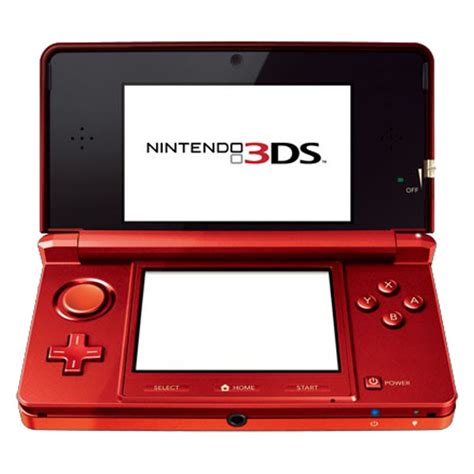 The new nintendo 3ds is a handheld game console produced by nintendo. Nintendo 3DS Flame Red- Nintendo 3DS (Refurbished ...