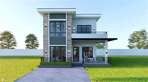 1052 Sqm 2 Storey House Design Plans 70m X 75m With 4 Bedroom