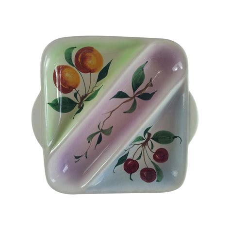 Square Hand Painted Italian Tray Chairish