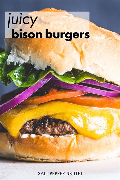 Maybe you would like to learn more about one of these? Juicy & Delicious Bison Burger Recipe