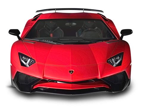 Lamborghini Aventador Red Car Front Png Image Pngpix
