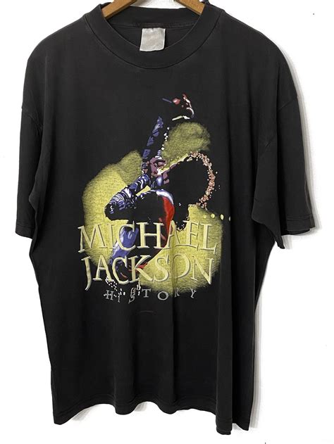 Vintage Michael Jackson T Shirt History Album Marked Size Etsy