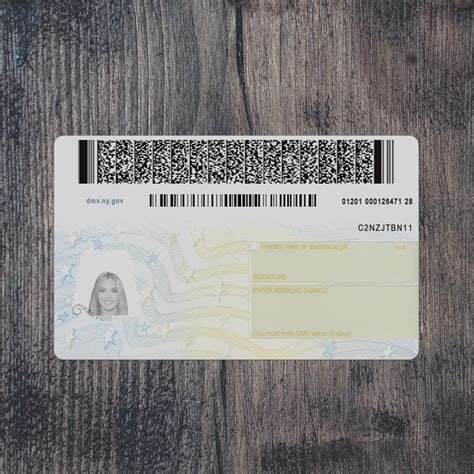 Customizable New York Driver License Template