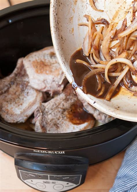 Cooking pork chops in the slow cooker is super easy! How To Cook Pork Chops in the Slow Cooker | Recipe | How ...