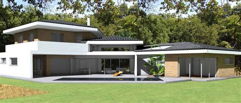 Voici les maisons modernes d'architectes. maison moderne avec toit