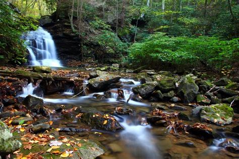 794096 4k 5k Forests Waterfalls Stones Autumn Moss Rare