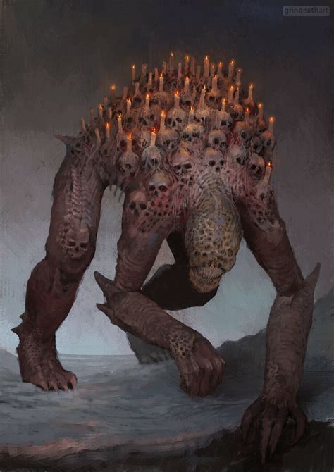 Demon Dark Creature Fantasy Dark Creatures Monster Concept Art