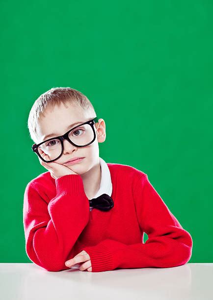 Nerd Little Boys Glasses Blond Hair Stock Photos Pictures And Royalty