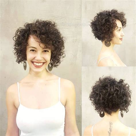 Short Curly Brown Bob Long Face Hairstyles Short Curly Bob Haircuts