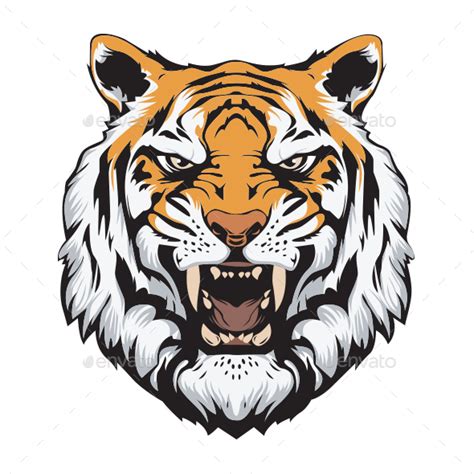 Tiger Head Vector Png Clipart Full Size Clipart