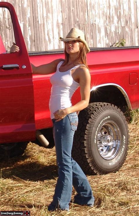 Sexy Farmers Daughter Beside Her Truck Picture Ebaum