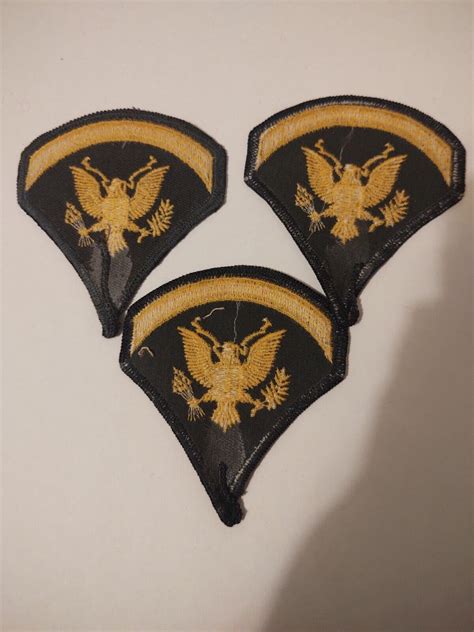 3 Us Army Specialist E5 Patches Ebay